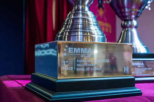 Congratulations on winning the first place in the EMMA Malaysia 2024: Heat 3 Sibu competition and winning the honor!